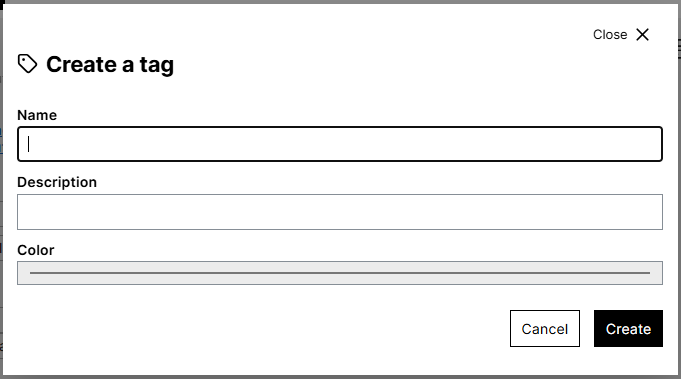 Create a Tag