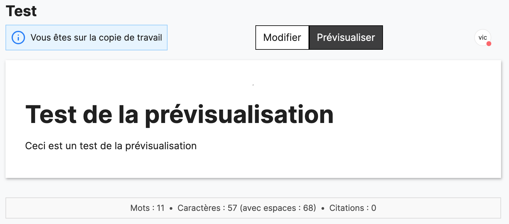 Prévisualiser