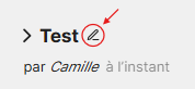 Renommer un article